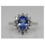 3.31 ct Tanzanite Designer Ring