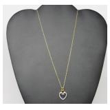 Amethyst & Diamond Necklace