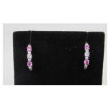 Sapphire & Diamond Earrings