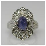 1.5 ct Tanzanite Estate Ring