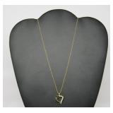 Sapphire & Diamond Accent Necklace