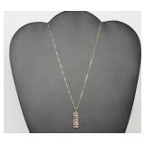 2 ct Amethyst Necklace