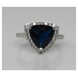 Sapphire & Topaz Ring
