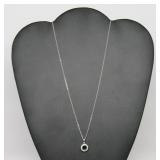 2 ct Green Quartz Necklace