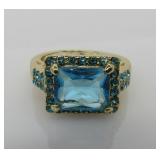 4 ct Aquamarine Designer Ring
