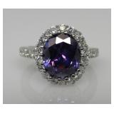 4.8 ct Amethyst Dinner Ring