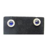 2.5 ct Sapphire Earrings