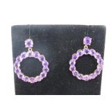 5 ct Amethyst Designer Earrings