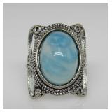 6 ct Blue Turquoise Ring