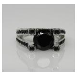 10 ct Black Sapphire Ring