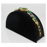 19.5 ct Diamond & Emerald Bracelet