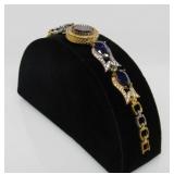 19.5 ct Diamond & Amethyst Bracelet