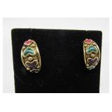 Multi Gemstone Earrings