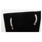 White Topaz Earrings