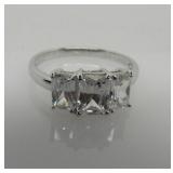 2 ct White Topaz Ring