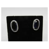 8 ct Ceylon Sapphire Earrings