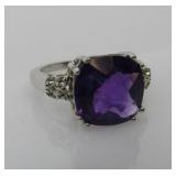 3 ct Amethyst Ring