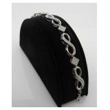Diamond Accent Infinity Bracelet
