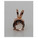 2 ct Morganite Pendant
