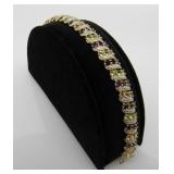 Gemstone & Diamond Bracelet