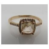 3.25 ct Morganite Designer Ring