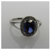 1.78 ct Tanzanite Designer Ring