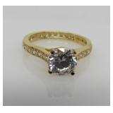 2 ct White Topaz Ring