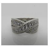 3 ct White Topaz Ring