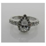 2 ct White Topaz Ring