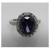 4.8 ct Amethyst Dinner Ring