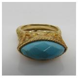 6 ct Turquoise Ring