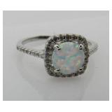 1.5 ct Fire Opal Ring