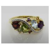 2 ct Gemstone & Diamond Ring