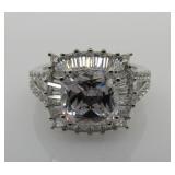 5.50 ct White Topaz Ring