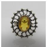 4 ct Citrine Ring