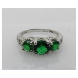 2 ct Emerald Ring