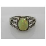 1.48 ct Ethiopian Welo Opal Ring