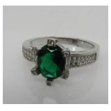 2.00 ct Emerald Solitaire Ring