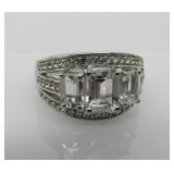 3.70 ct White Topaz Ring