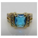 3 ct London Blue Ring