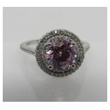4.10 ct Pink Sapphire Ring