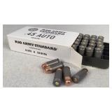 (50) Red Army Standard .45 Auto ammunition