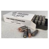 (50) Red Army Standard .45 Auto ammunition