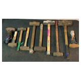 (10) Assorted Hammers