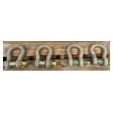 (4) 17 Ton Shackles