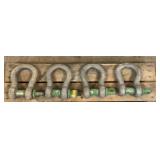 (4) 17 Ton Shackles