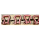 (4) 20 1/2 Ton Shackles