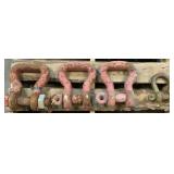 (4) Assorted Shackles