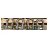 (4) 17 Ton Shackles