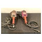 (2) Milwaukee 7"/9" Angle Grinder